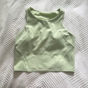 Lululemon Wunder Train Racerback Bra Tank in Kohlrabi Green